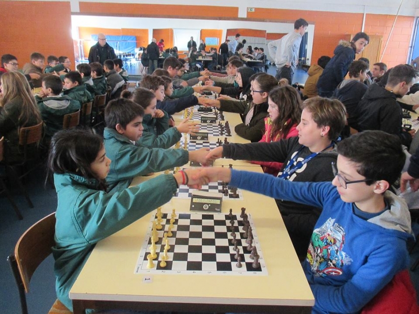 1&ordf; Concentra&ccedil;&atilde;o de Xadrez no &acirc;mbito do desporto escolar, ano letivo 2017/2018!