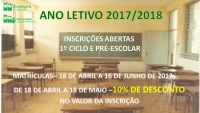 Inscri&ccedil;&otilde;es abertas 2017/2018!
